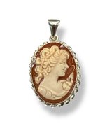 Pendente Mandile 1922 Donna Cammei  in Argento Conchiglia 2MCICM2 - 2MCICM2